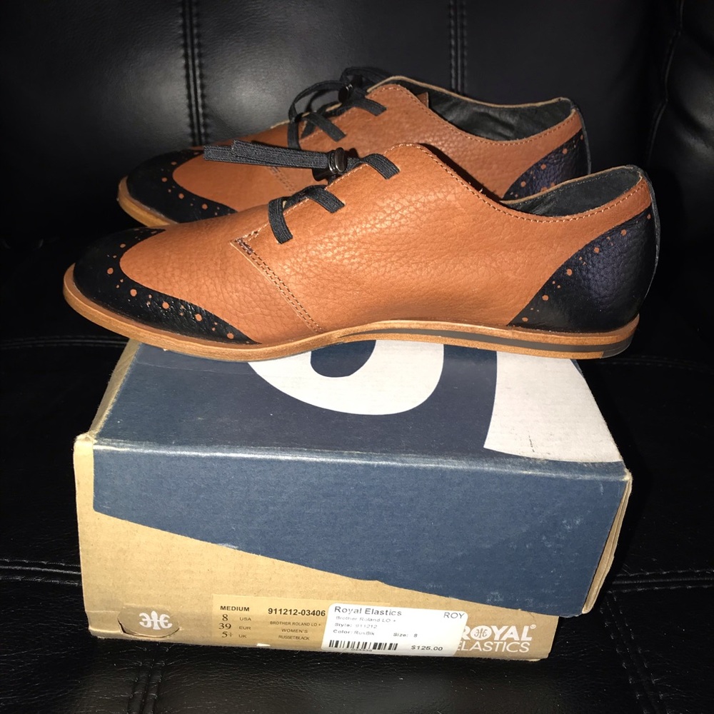 Royal Elastics Brother Roland Black & Rust - Picture 6 of 7